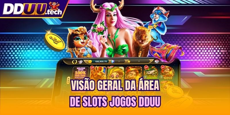 Visão geral da área de Slots jogos DDUU